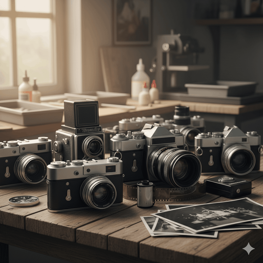 Analogkameras – Auch 2026 unter Fotografen beliebt